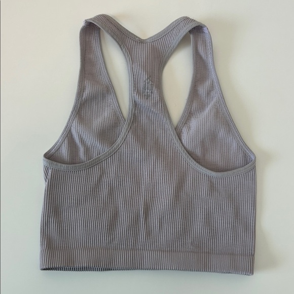 Free People Movement Women’s Seamless Ribbed Tank Lavender XS - Picture 3 of 5